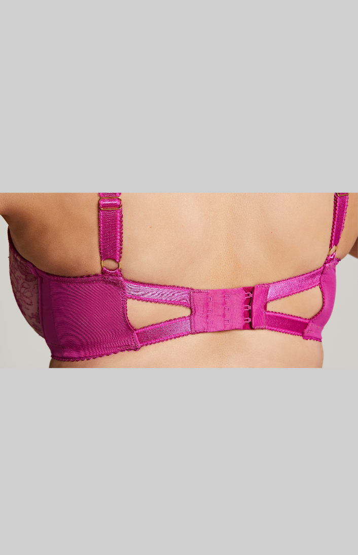 BH Rosa Pink mit Spitzenmuster