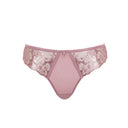 Slip mit Strapsenhalter rosa mit goldschimmer