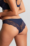 Brazilian Spitzen Slip Blau