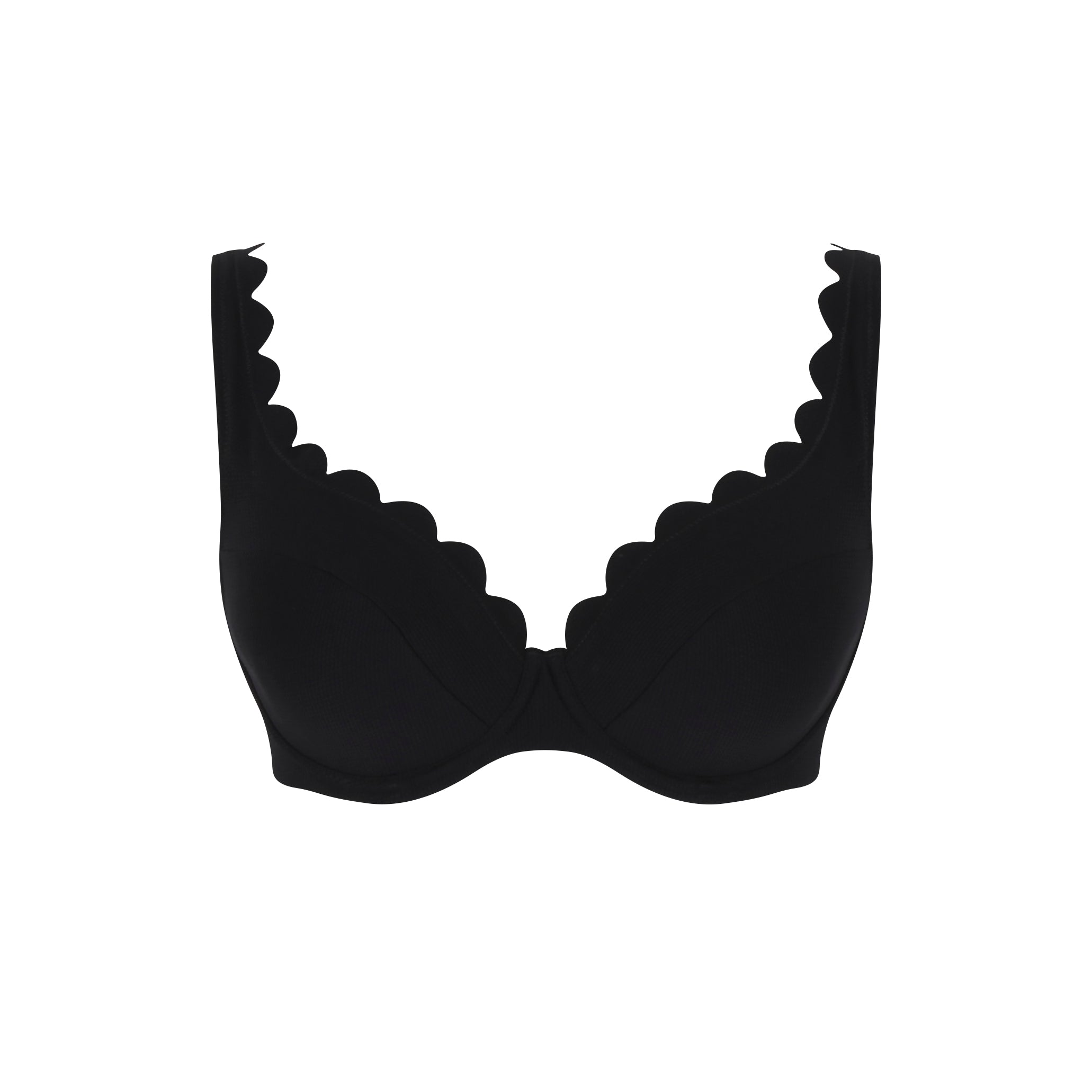 Bikini Schwarz mit Wellen