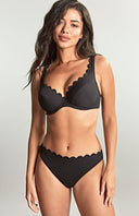 Bikini Schwarz mit Wellen